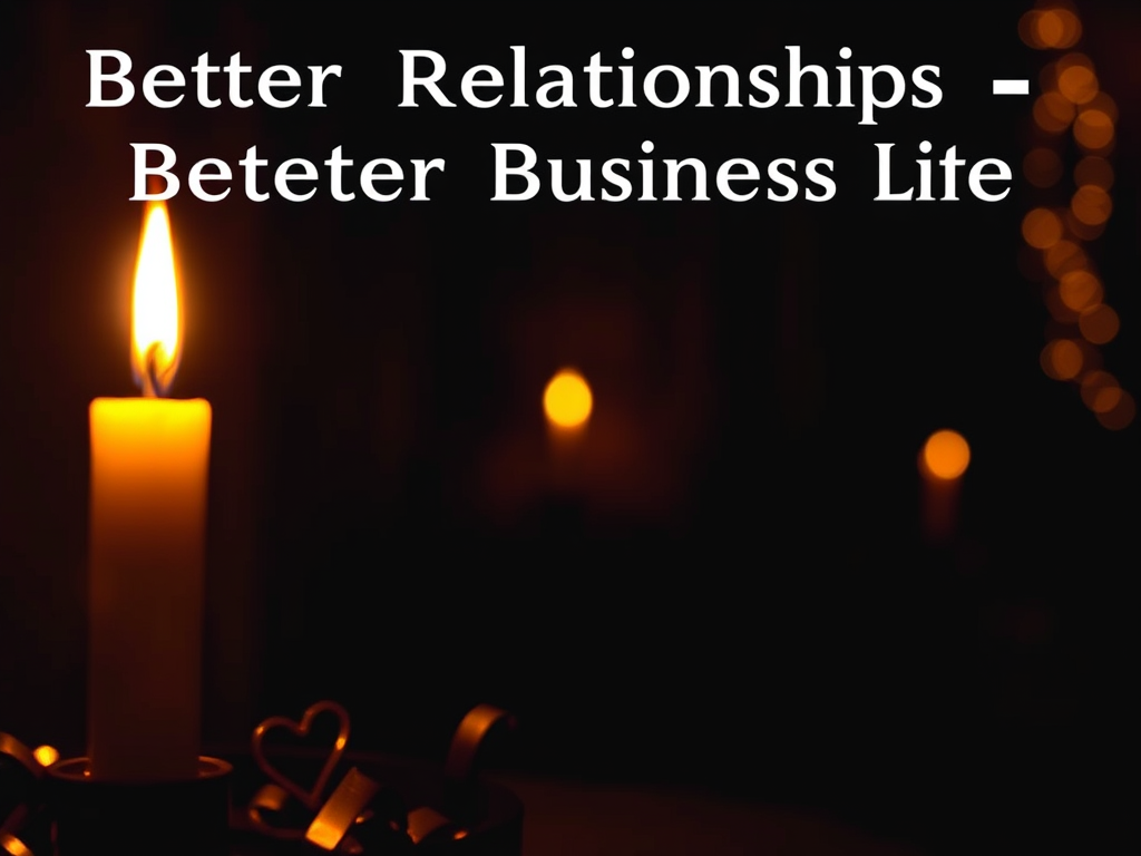 Better Relationships= Better Business and Better Life