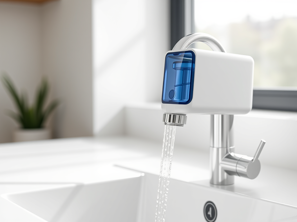 purifying water that comes from the faucet