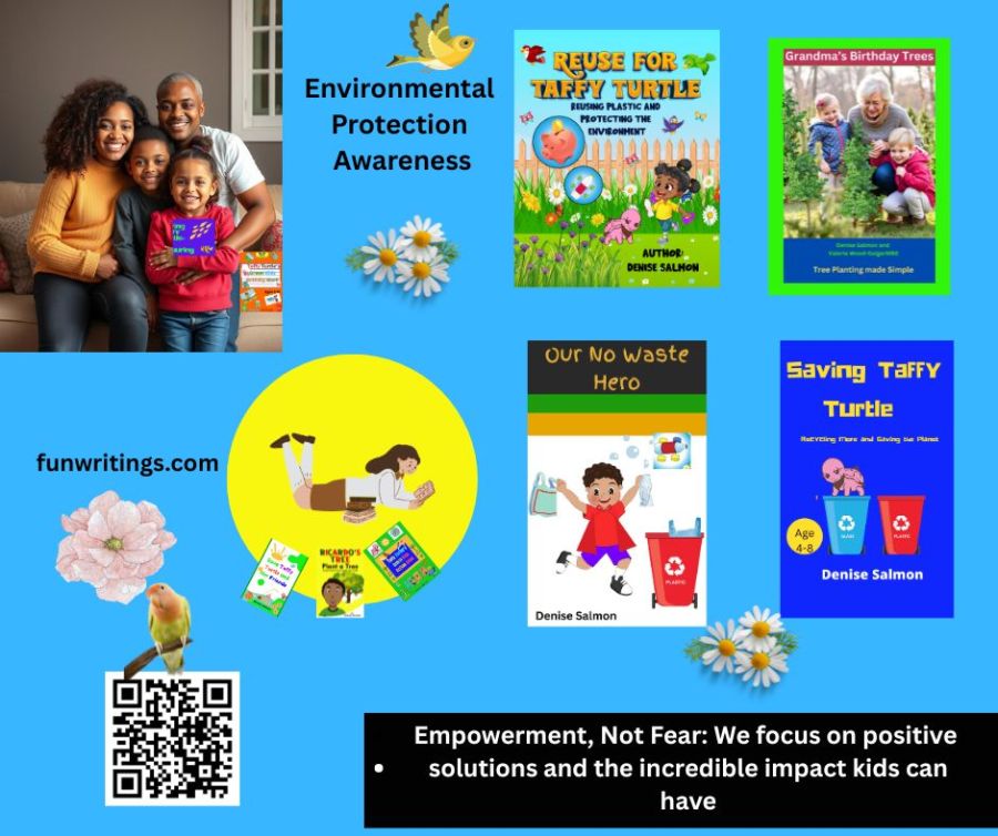 poster with eco-kids books 