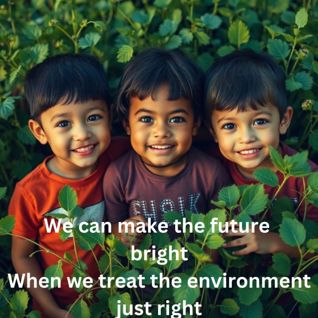 Eco-kids who want their future to be bright .... so they decided to protect the environment
