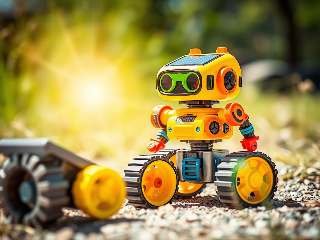 solar robot play kit