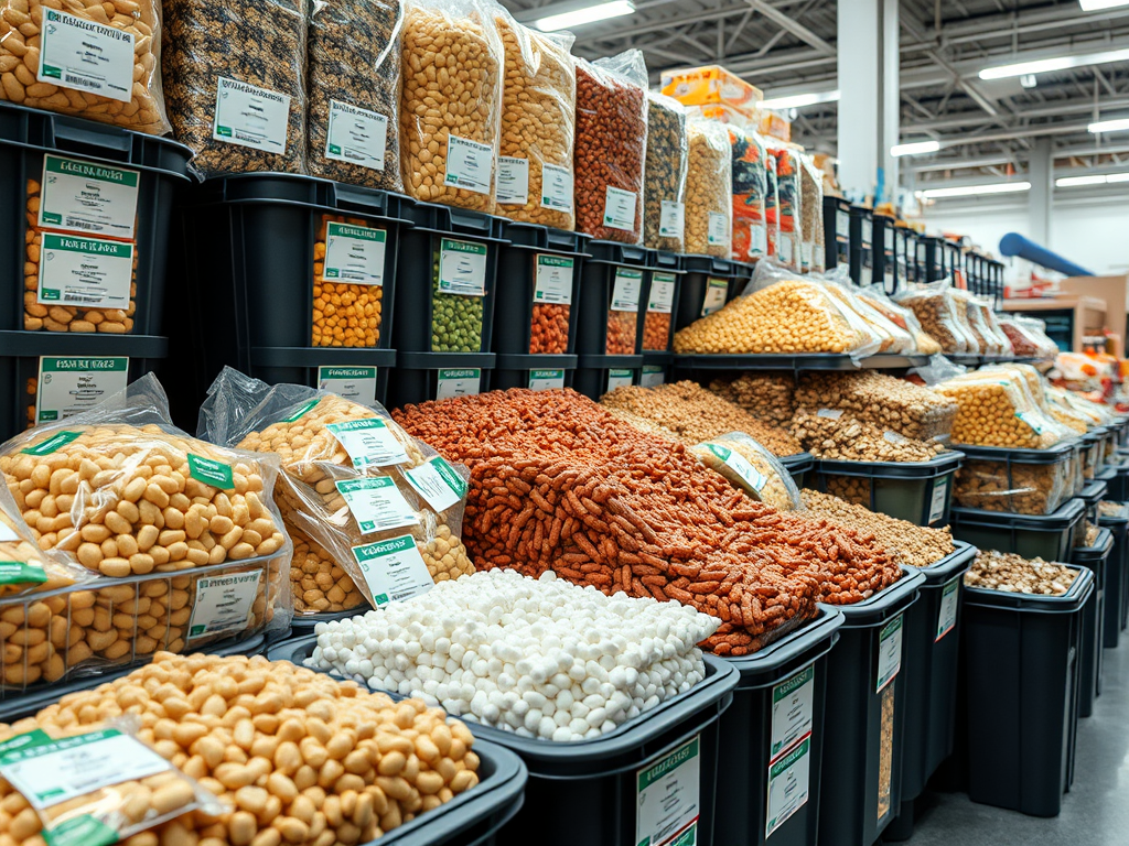 buying in bulk reduces packaging waste problems and help us to save money