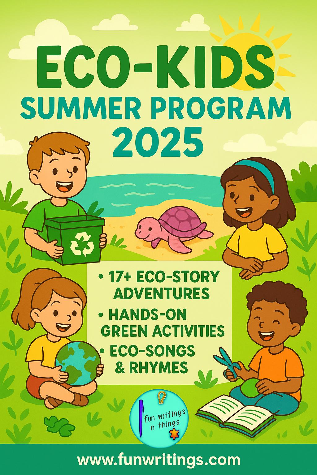 🌞 Summer Holiday Eco Kids Project Inspires Young Environmental Heroes 🐢