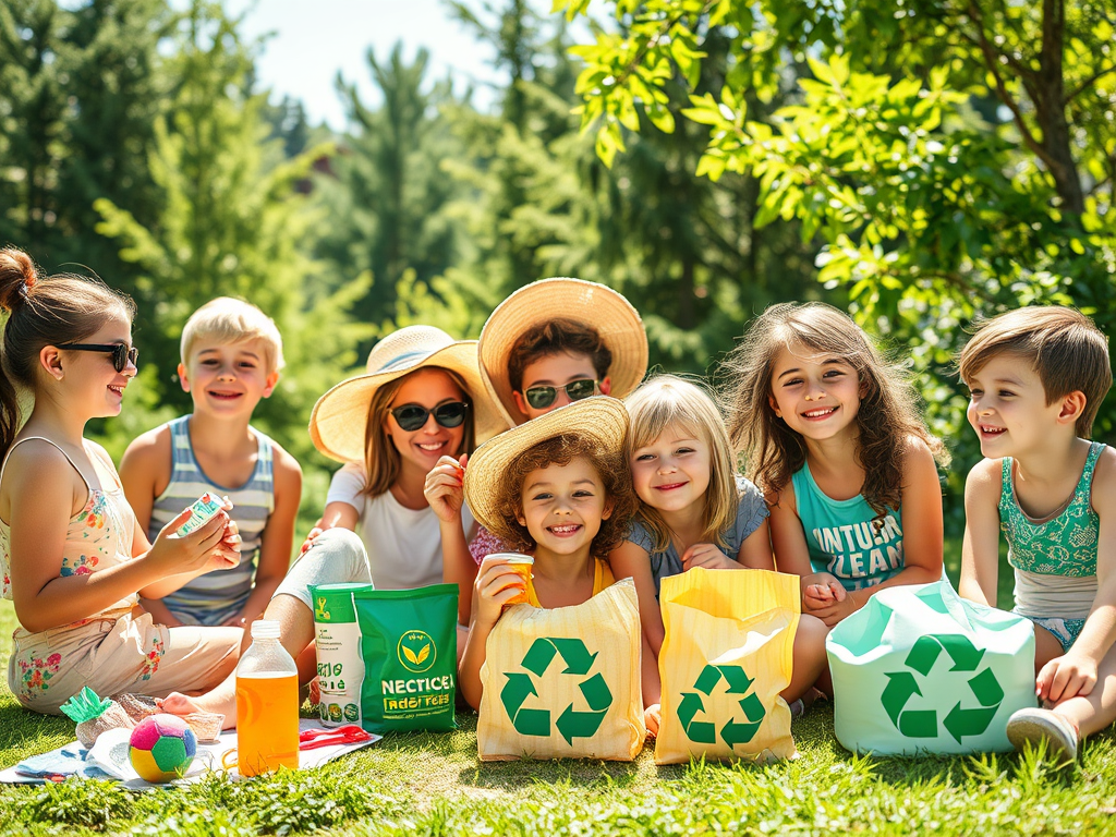 Green Parents and their kids