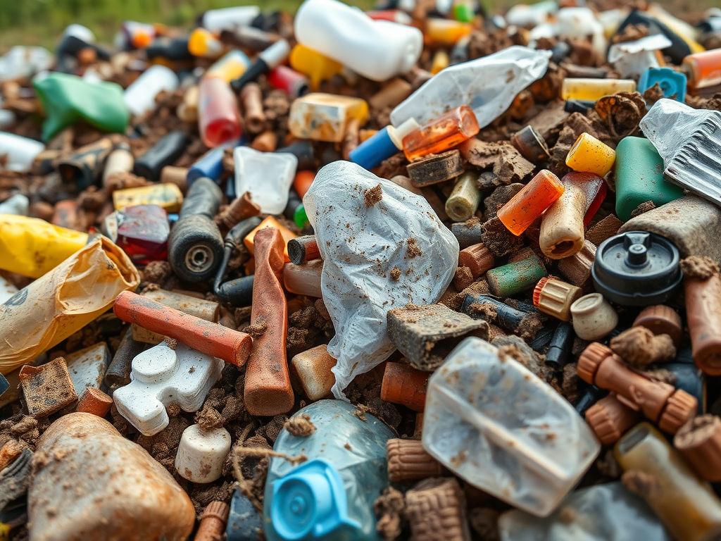 contaminated plastic waste