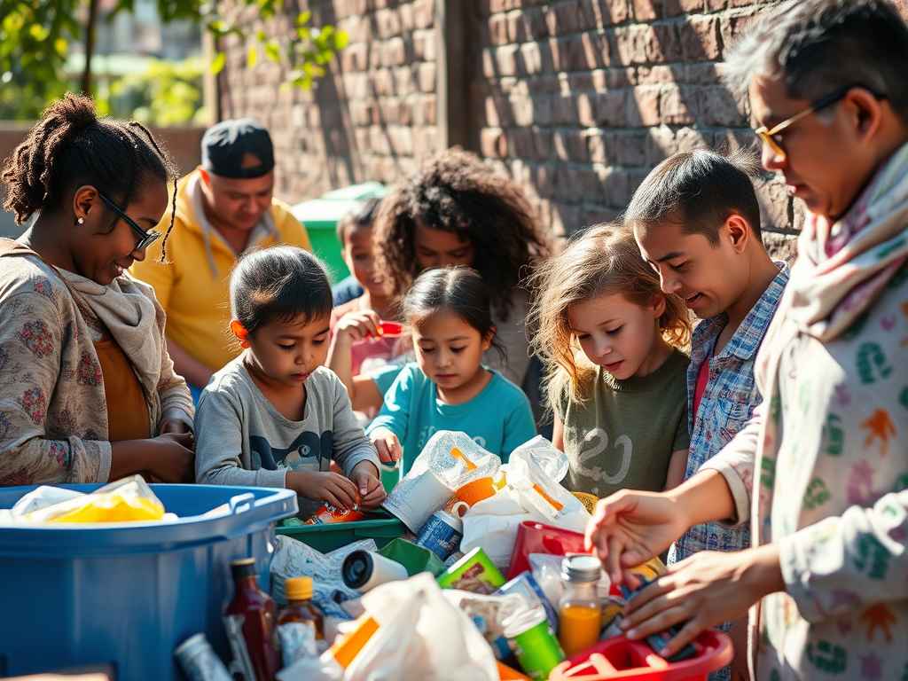 Families recycling